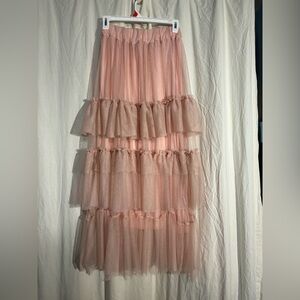 Astrid Pink Lace Top - Made in Italy